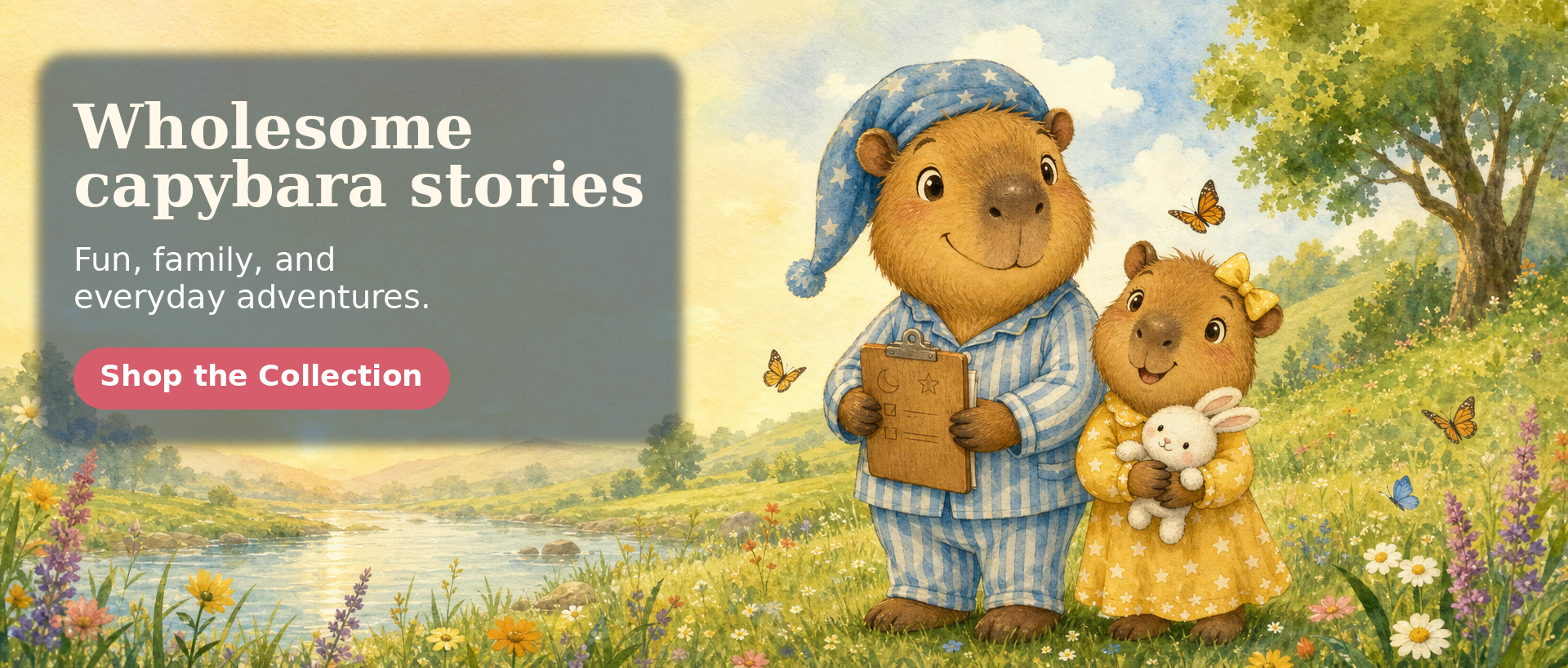 Wholesome capybara stories - fun, family, and everyday adventures. Tavi and Luma - Capy Tales Media