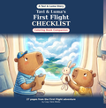 Tavi & Luma's First Flight Checklist coloring book cover