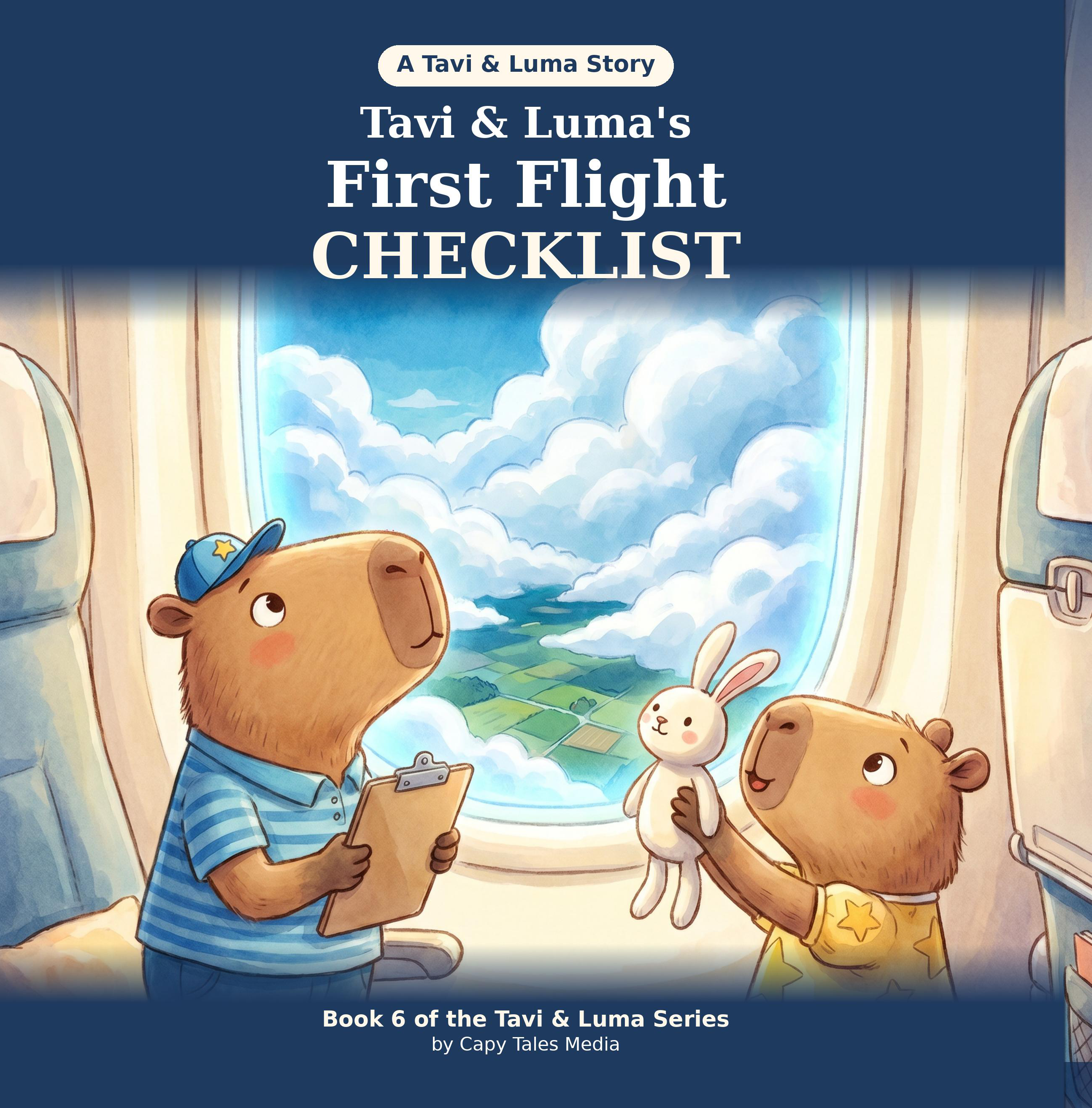 Tavi & Luma's First Flight Checklist cover